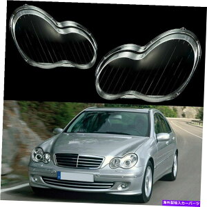 USwbhCg ZfXxcCNXW203 2001-2007pyAwbhCgYJo[v Pair Headlight Lens Cover Lamp For Mercedes Benz C-Class W203 2001-2007