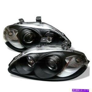 USwbhCg tBbg96-98VrbNubNfAn[LEDvWFN^[wbhCgW /Ao[vEJ EM EK Fit 96-98 Civic Black Dual Halo LED Projector Headlight w/ Amber Lamp EJ EM EK