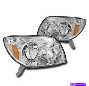 USwbhCg 2003N2005Ng^4RUNNER 4i[N[NX^wbhCgwbhvvNEW FOR 2003-2005 TOYOTA 4RUNNER 4 RUNNER CHROME CRYSTAL HEADLIGHT HEADLAMP LAMP NEW