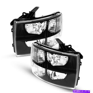 USwbhCg Chevy Silverado 2007-2013wbhCggZbgpLEDvWFN^[ For Chevy Silverado 2007-2013 Headlights Assembly Set Replacement LED Projector