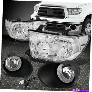 USwbhCg 08-17g^Sequoia Tundrat@Ng[X^C^]wbhCg+tHOv+XCb` FOR 08-17 TOYOTA SEQUOIA TUNDRA FACTORY STYLE DRIVING HEADLIGHT+FOG LAMP+SWITCH