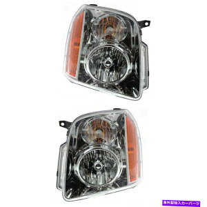 USwbhCg 2007-2014 GMC Yukon XL 1500 2500wbhCgwbhv̌EZbg 2007-2014 GMC Yukon XL 1500 2500 Headlights HeadLamps Replacement Left+Right Set
