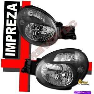USwbhCg 2002N2003ÑubNnEWOwbhCgImpraza WRX RS Wagon RhLH Black Housing Headlights For 2002 2003 Impreza WRX RS Wagon RH & LH