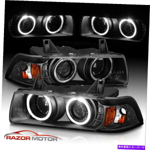 USwbhCg [dLEDn[] 1992-1998 BMW E36 3V[YZ_vWFN^[ubNwbhCgG2 [Dual LED Halo] 1992-1998 BMW E36 3 Series Sedan Projector Black Headlights G2