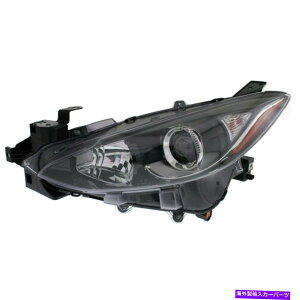 USwbhCg 2014N2015N2015N}c_3nb`obN܂̓Z_dJ[pc Headlight For 2014 2015 2016 Mazda 3 Hatchback or Sedan Left With Bulb CAPA
