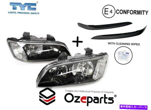 USwbhCg SET / PAIR LH + RHwbhCg+܂Ԃ̃ACbhBLK Holden VE Commodore 06~10 Set / Pair LH+RH Head Light + Eyelids Eye Lid BLK For Holden VE Commodore 06~10
