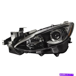 US�w�b�h���C�g 2014-2016 Mazda 3 Sedan / 5Door�̍��^�]���n���Q���w�b�h���C�gCapa CERT Left Driver Side Halogen Headlight CAPA Cert For 2014-2016 Mazda 3 Sedan/5door