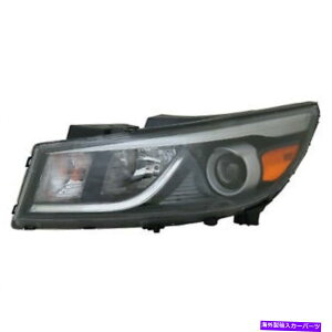USwbhCg 2015N2017N2017N2017N䐔̃nQw / o LED̉^]̃tBbg FITS FOR SEDONA, 2015 2016 2017 2018 HEADLIGHT HALOGEN W/O LED LEFT DRIVER