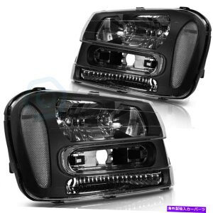 US�w�b�h���C�g �y�A�t�B�b�gChevy Chevrolet Trailblazer 2002-2009�����w�b�h���C�g�A�Z���u�� Pair fits Chevy Chevrolet Trailblazer 2002-2009 Replacement Headlights Assembly�y���s�A���i�z