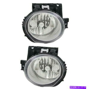 USwbhCg 2011-2014YW[ÑwbhCgZbg2PC Headlight Set For 2011-2014 Nissan Juke Left and Right With Bulb CAPA 2Pc