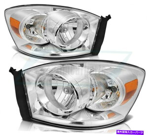 USwbhCg FITS 2006-2009 Dodge RAMwbhCgwbhv̌+Eu Fits 2006-2009 Dodge Ram Headlights Headlamps Replacement Left+Right Replacement