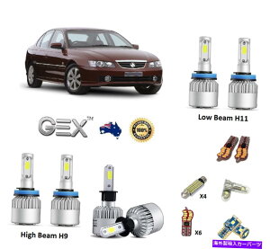 US�w�b�h���C�g Holden Commodore VZ VY BELINA�V���[�Y2 LED�w�b�h���C�g�A�b�v�O���[�h�ϊ��L�b�g For Holden Commodore VZ VY Belina Series 2 LED Headlights Upgrade Conversion Kit�y���s�A���i�z