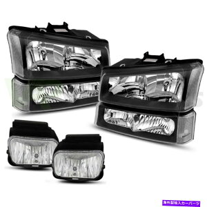 USwbhCg wbhCgtBbg2003-2006 Chevy Avalanche / Silverado Fog Lights 4s[XZbg Headlights Fits 2003-2006 Chevy Avalanche/Silverado With Fog Lights 4 Piece Set