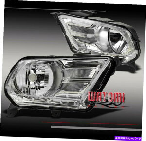 USwbhCg 10 11 12tH[h}X^O2DRx[X/ GTNX^wbhCgN[nEWONAY 10 11 12 FORD MUSTANG 2DR BASE/GT CRYSTAL HEADLIGHTS CHROME HOUSING CLEAR LENS