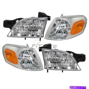 USwbhCg 1997N2005ÑV{[x`[̂߂̐V4 PCZbgwbhCgVOi}[J[v NEW 4 PC SET HEADLIGHTS & SIGNAL MARKER LAMPS FOR 1997-2005 CHEVROLET VENTURE
