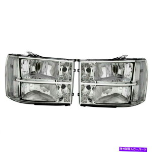 USwbhCg 07-13 GMC Sierra 1500 2 PCSwbhCgAZuEGM2502283 / GM25032 For 07-13 GMC Sierra 1500 2 pcs Headlights Assembly Left Right GM2502283/GM25032