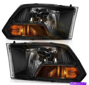 US�w�b�h���C�g 2009-2012 Dodge RAM 1500�t�����g�w�b�h�����v�A�Z���u�������v�y�A�Z�b�g Headlights For 2009-2012 Dodge Ram 1500 Front Headlamp Assembly Lamp Pair Set�y���s�A���i�z