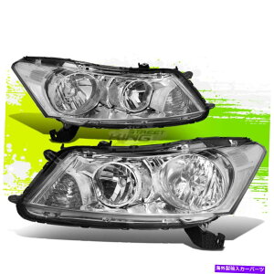 USwbhCg z_AR[hN[ỹt@Ng[X^CnQwbhCg08-12NNAL + R Factory Style Halogen Headlight for Honda Accord Coupe 08-12 Chrome Clear L+R