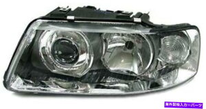 USwbhCg Audi A3 2000-2003̂߂̓ȃKX̍̃vWFN^[̃wbhCg̃tgCg clear glass left side projector headlight front light for Audi A3 2000-2003