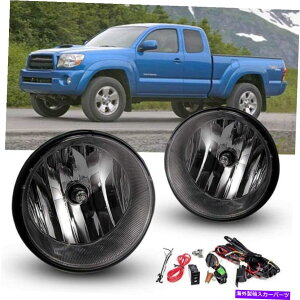 USwbhCg g^E^R}2005-2011X[NtHOvv̌E+Zbg For Toyota Tacoma 2005-2011 Smoked Fog Lights Lamps Replacement Right+Left set