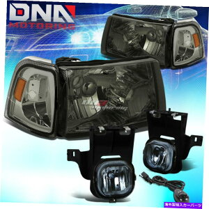 USwbhCg X[NwbhCg+Ao[^[M+FtHOCg+XCb`06-07W[ SMOKED HEADLIGHT+AMBER TURN SIGNAL+TINTED FOG LIGHT+SWITCH FOR 06-07 RANGER