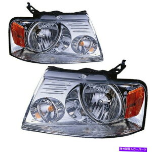 USwbhCg wbhCgiCAPAEyAFORD F-150}[NLT 04-08 Headlights High Quality CAPA Left And Right Pair Fits Ford F-150 Mark LT 04-08