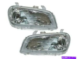 USwbhCg 1996-1997g^RAV4 G865KZhCo[q̃wbhCgAZu Headlight Assembly Set For 1996-1997 Toyota RAV4 G865KZ Driver & Passenger Side