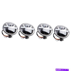 USwbhCg 4PCS 5-3 / 4 5.75C`vWFN^[LED HI / LOr[DRLwbhCg64-70 4pcs 5-3/4 5.75" Projector LED Hi/Lo Beam DRL Headlights For Chevelle 64-70