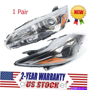 US�w�b�h���C�g 2015-2017�g���^�J�����w�b�h���C�g�A�Z���u����q+�h���C�o��TO2503224 Fits 2015-2017 TOYOTA CAMRY Head Light Assembly Passenger+Driver Side TO2503224�y���s�A���i�z