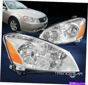 USwbhCg 05-06 Altima SE-R SE SL̎ւnQwbhCgwbhvvN For 05-06 Altima SE-R SE SL Replacement Halogen Headlights Headlamps Lamp Chrome