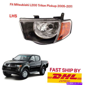 USwbhCg wbhCgtgvtBbgOHL200ggsbNAbv2005-2011 LHS Headlight Front Lamp Fit Mitsubishi L200 Triton Pickup 2005-2011 LHS