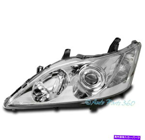 US�w�b�h���C�g 07-09 LEXUS ES350�n���Q���v���W�F�N�^�[�w�b�h���C�g�����v�N�����h���C�o���� For 07-09 Lexus ES350 Halogen Projector Headlight Lamp Chrome Driver Left Side�y���s�A���i�z