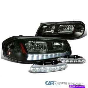USwbhCg 00-05V{[CpubNLEDwbhCgwbhv+NA6-LEDtHOCg 00-05 Chevy Impala Black LED Headlights Headlamps+Clear 6-LED Fog Lights
