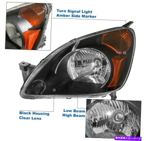 USwbhCg 2002N2003N2004z_CR-V CRV EX LXubNwbhCg+ LEDVOiDRLv For 2002 2003 2004 Honda CR-V CRV EX LX Black Headlights +LED Signal DRL Lamps