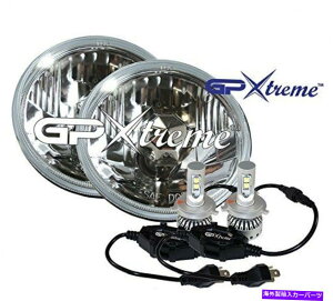 USwbhCg GP XTREME H4 9003 LEDN[Cg+ 7 "EhV[r[H6024 / H6017 GP XTREME H4 9003 LED CREE Light + 7" Round Seal Beam H6024 / H6017