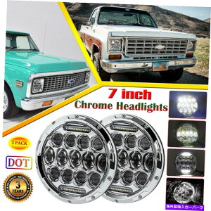 USwbhCg DOTyA7C`OSRAM LEDwbhCǵAV{[sbNAbvgbNC10 C20 C20 C20 DOT Pair 7 inch Osram LED Headlights with DRL for Chevy Pickup Truck C10 C20 C30
