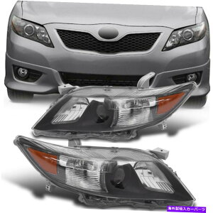 USwbhCg 2011N2011N2011Np̃yAubNZvWFN^[wbhCg Pair Black Housing Projector Headlights For 2010 2011 Toyota Camry Replacement