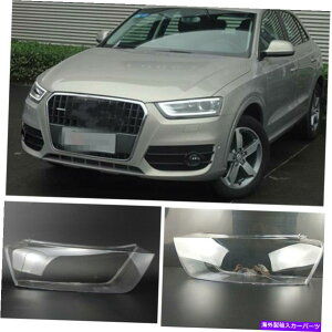 USwbhCg yAL + RJ[tgYwbhCgJo[Jo[vVF[hQ3 8U 2010-2015 US Pair L + R Car Front Lens Headlights Cover Lampshade for Audi Q3 8U 2010-2015 US