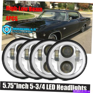 USwbhCg 4s[X5-3 / 4 "5.75" LEDvWFN^[wbhCgDRLtBbgChevy Caprice 1966-1976 4pcs 5-3/4" 5.75" LED Projector Headlights DRL Fit for Chevy Caprice 1966-1976