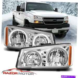 USwbhCg [LEDn[] 2003 2004 2005 2006 SilverAdaAvalanche ChromewbhCgyA [LED HALO] 2003 2004 2005 2006 SilveradoAvalanche Chrome Headlights Pair