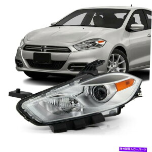 US�w�b�h���C�g 13-16 Dodge Dart�̂��߂̃h���C�o�[�T�C�h�t�B�N�g�����[�X�^�C���̍��w�b�h���C�g�n���Q���w�b�h�����v DRIVER SIDEFactory Style Left Headlight Halogen Headlamp For 13-16 Dodge Dart�y���s�A���i