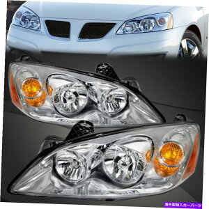 USwbhCg wbhCgN[yAZbgEnQtBbg2005-2010 Pontiac G6 Headlights Chrome Pair Set Left Right Halogen Fits 2005-2010 Pontiac G6