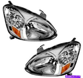 USヘッドライト HeadlightアセンブリW /電球ペアセット03-05トヨタエコーセダンクーペ用 Headlight Assembly w/Bulb Pair Set NEW for 03-05 Toyota Echo Sedan Coupe