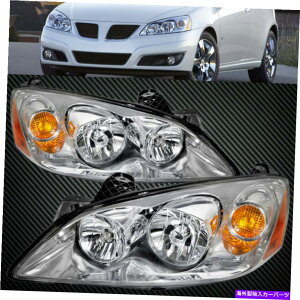 USwbhCg 05-10|eBAbNG6̂߂̃nQ\YwbhCgNZbg Halogen Performance Lens Headlights Chrome Set Pair For 05-10 Pontiac G6