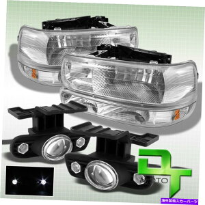 USwbhCg 99-06 Silverado Suburban TahoewbhCg+op[+vWFN^[tHOv+E 99-06 Silverado Suburban Tahoe Headlights +Bumper +Projector Fog Lamp Left+Right