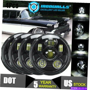 USwbhCg 4X 5.75u5-3 / 4vvWFN^[LEDwbhCgNAHI / LO FIT Chevy Nomad 1958-1961 4x 5.75" 5-3/4" Projector LED Headlights Clear Hi/Lo Fit Chevy Nomad 1958-1961