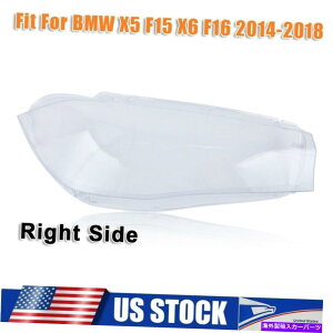 USwbhCg BMW X5 F15 2014-2018wbhCgYvX`bNJo[Eȑ Fits For BMW X5 F15 2014-2018 Headlight Lens Plastic Cover Right Passenger Side