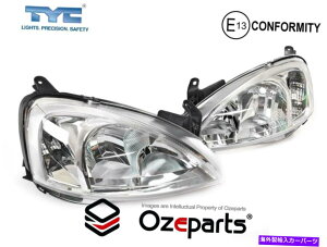 USwbhCg yALH + RHwbhCgvCWP[^z[fo[iXC 2001~2011 Pair LH+RH Head Light Lamp Indicator No Lines For Holden Barina XC 2001~2011