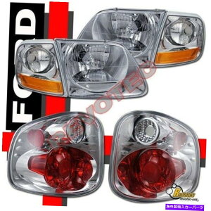 USwbhCg 01-03tH[hF150 SVTX[p[閧n[[_rbh\wbhCgR[i[+e[Cg 01-03 Ford F150 SVT Supercrew Harley Davidson Headlights Corner + Tail Lights