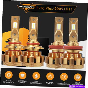 USwbhCg 9005 + H11 LEDwbhCg4s[X̓d+[r[̂߂̃z_AR[hX|[c2017-2016 9005+H11 LED Headlight 4Pcs Bulbs High+Low Beam For Honda Accord Sport 2017-2016